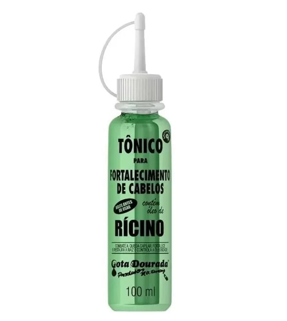 7 - Tônico Capilar Tratamento Rícino - Gota Dourada