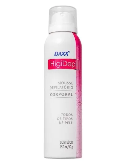 8 - Mousse Depilatório Corporal Mulher - Higi Depil
