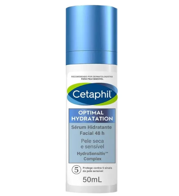9- Sérum Hidratante Facial Optimal Hydration 48h com Ácido Hialurônico - Cetaphil 