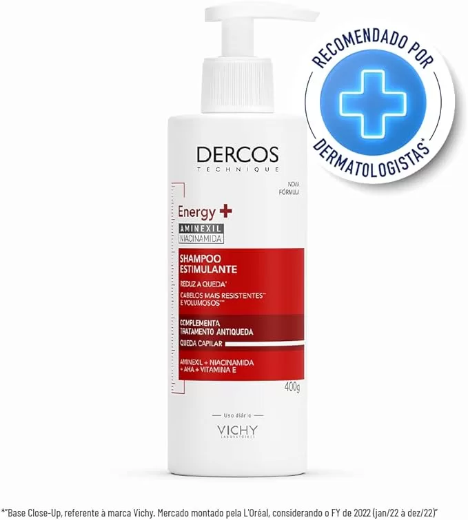 1 - Dercos Energy+ Shampoo Estimulante - Vichy 