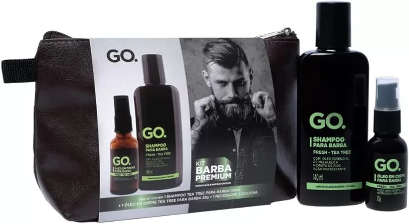 2- Kit Barba Premium - GO. Man 