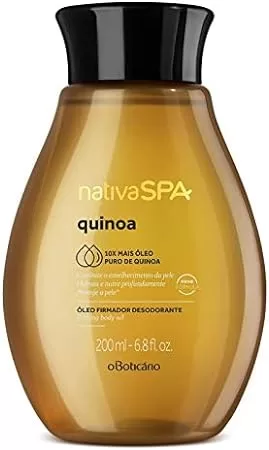4 - Óleo Desodorante Hidratante Corporal Nativa SPA Quinoa & Amêndoas - O Boticário