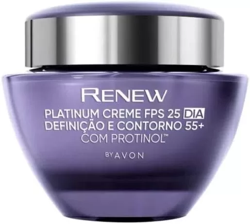 5 - Renew Platinum Dia Creme Anti-Idade FPS 25 - Avon