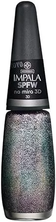 8 - Esmalte Glitter Holográfico Na Mira 3D - Impala
